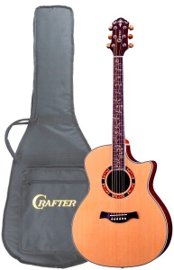 Электроакустическая гитара CRAFTER GAE-27 / N с чехлом